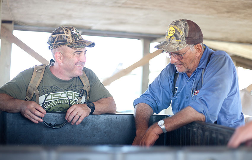 old friends and faithful volunteers